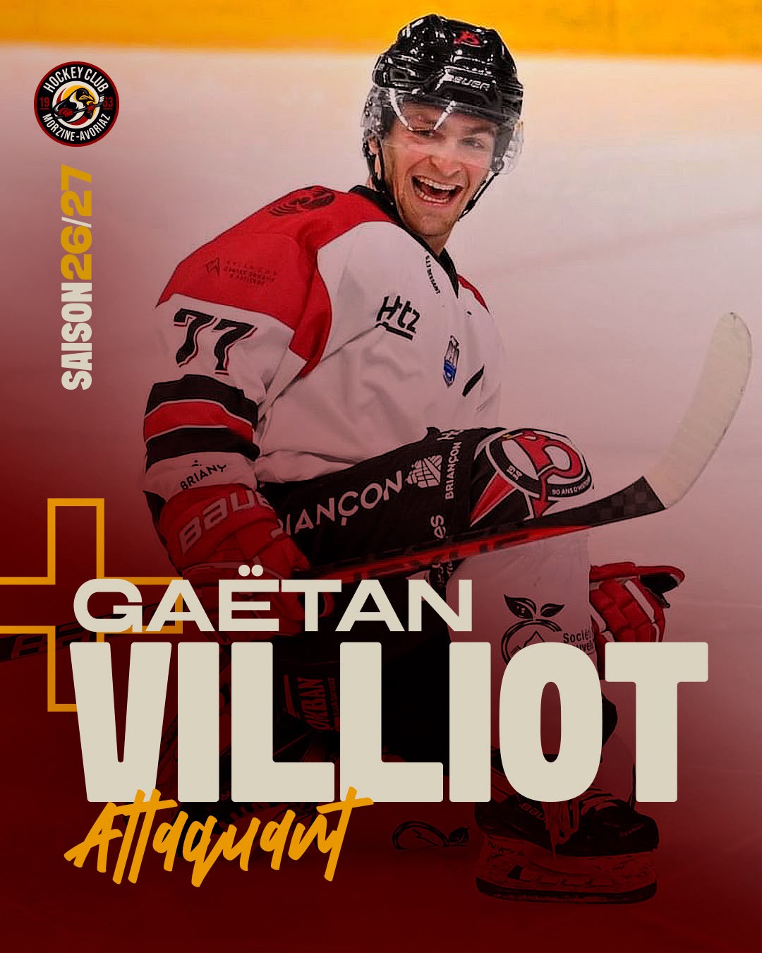 Gaëtan Villiot rejoint les pingouins ! 1 gaetan villiot