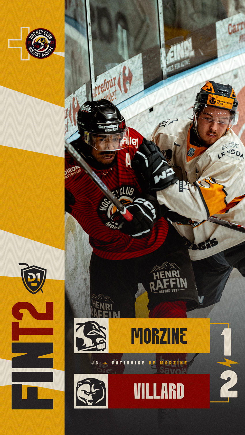 Défaite en fin de partie... 2 2 1